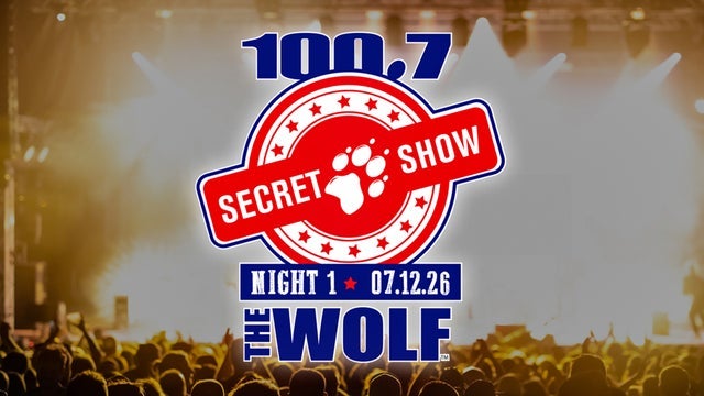 Picture for 100.7 The Wolf's Secret Show Night 1