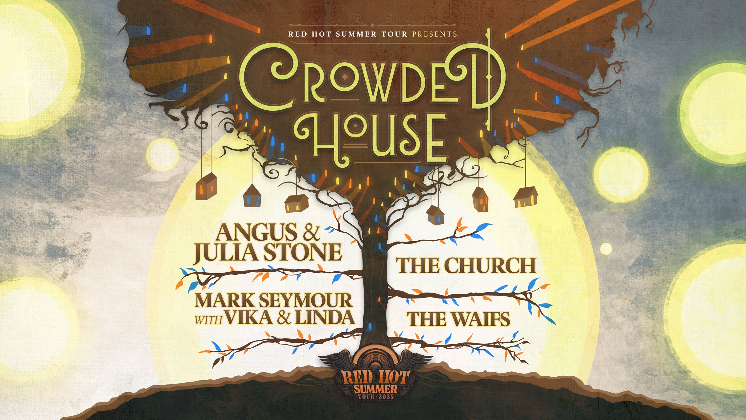 תמונה עבור 2025 Red Hot Summer Tour - Crowded House