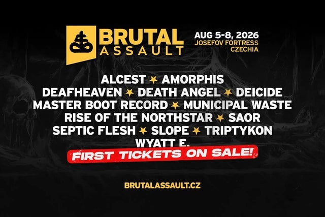 תמונה עבור BRUTAL ASSAULT 2026 (5.8. - 8.8.2026)