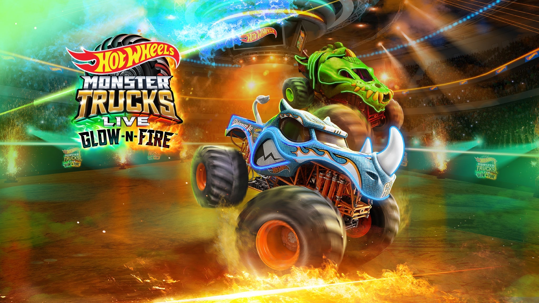 תמונה עבור Hot Wheels Monster Trucks Live™: Glow-N-Fire