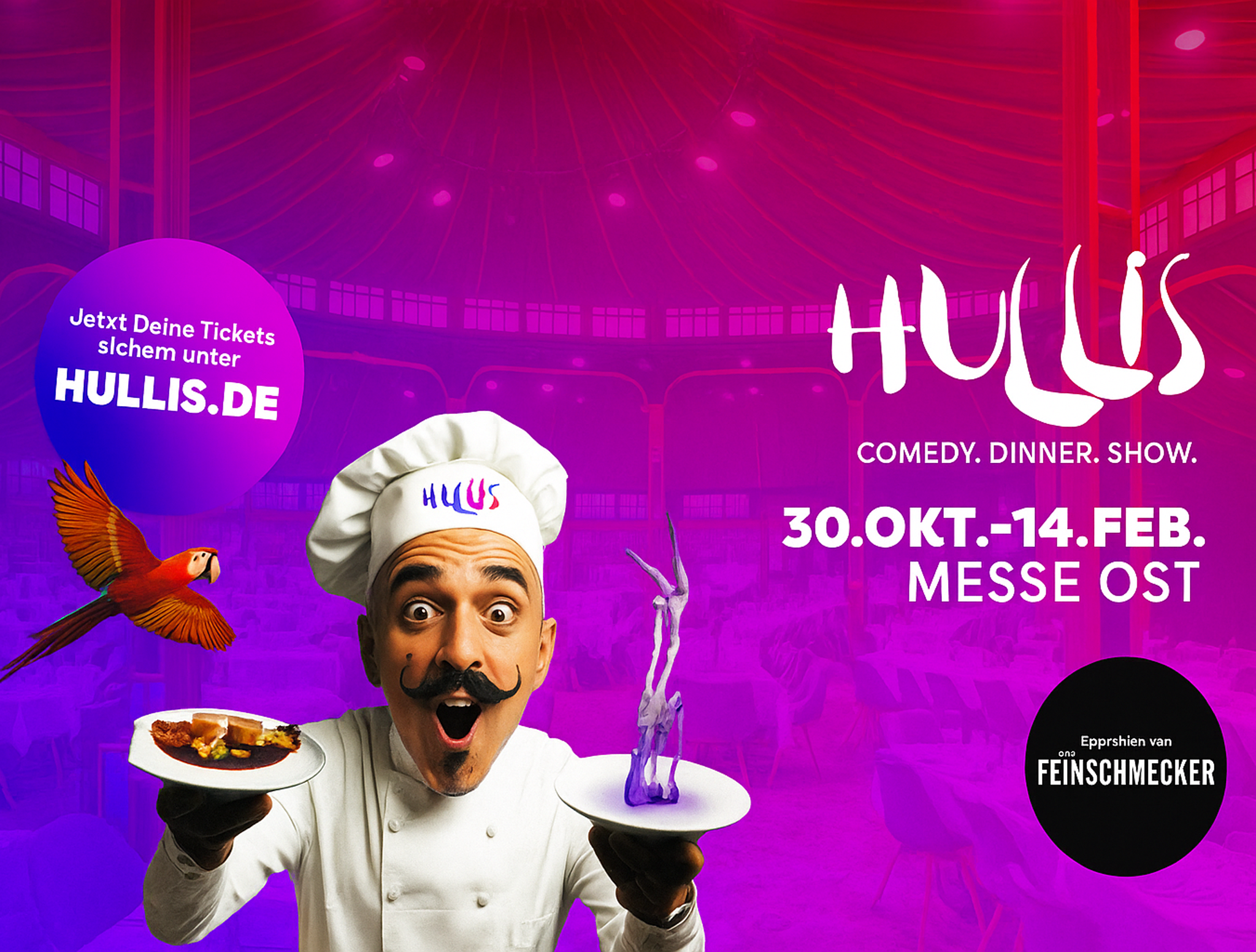 Изображение для HULLIS - Comedy. Dinner. Show.