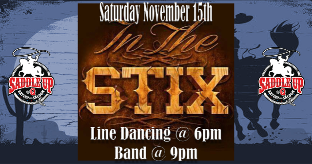 Picture for In the Stix Live at Saddle Up @ Q
