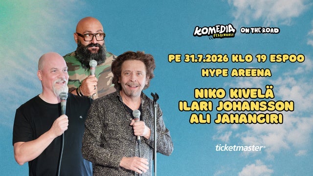 תמונה עבור Komediafestivaali On The Road-kiertue