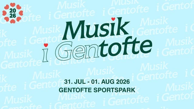 Изображение для Musik i Gentofte 2026 - PARTOUT - 31. JULI + 1. AUGUST