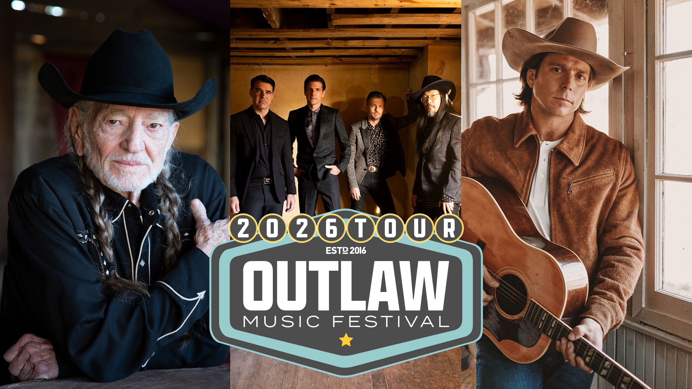 Picture for Outlaw Festival: Willie Nelson, Avett Brothers, Lukas Nelson & More!