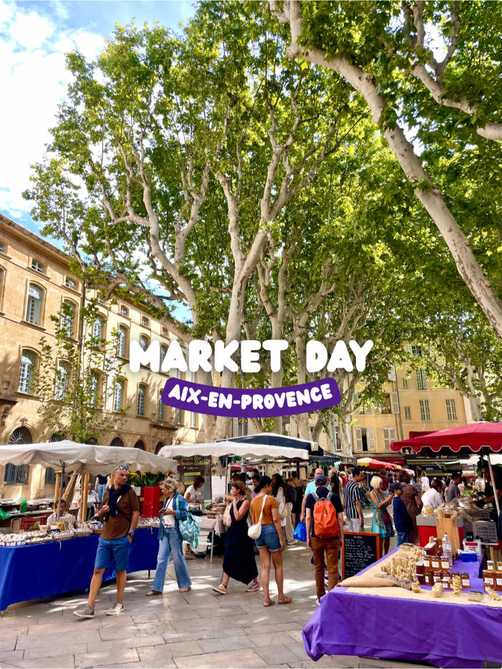 Aix-en-Provence (Cours Mirabeau & markets)