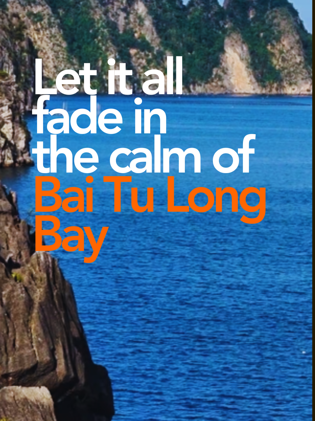 Bai Tu Long Bay (adjacent quieter bay)