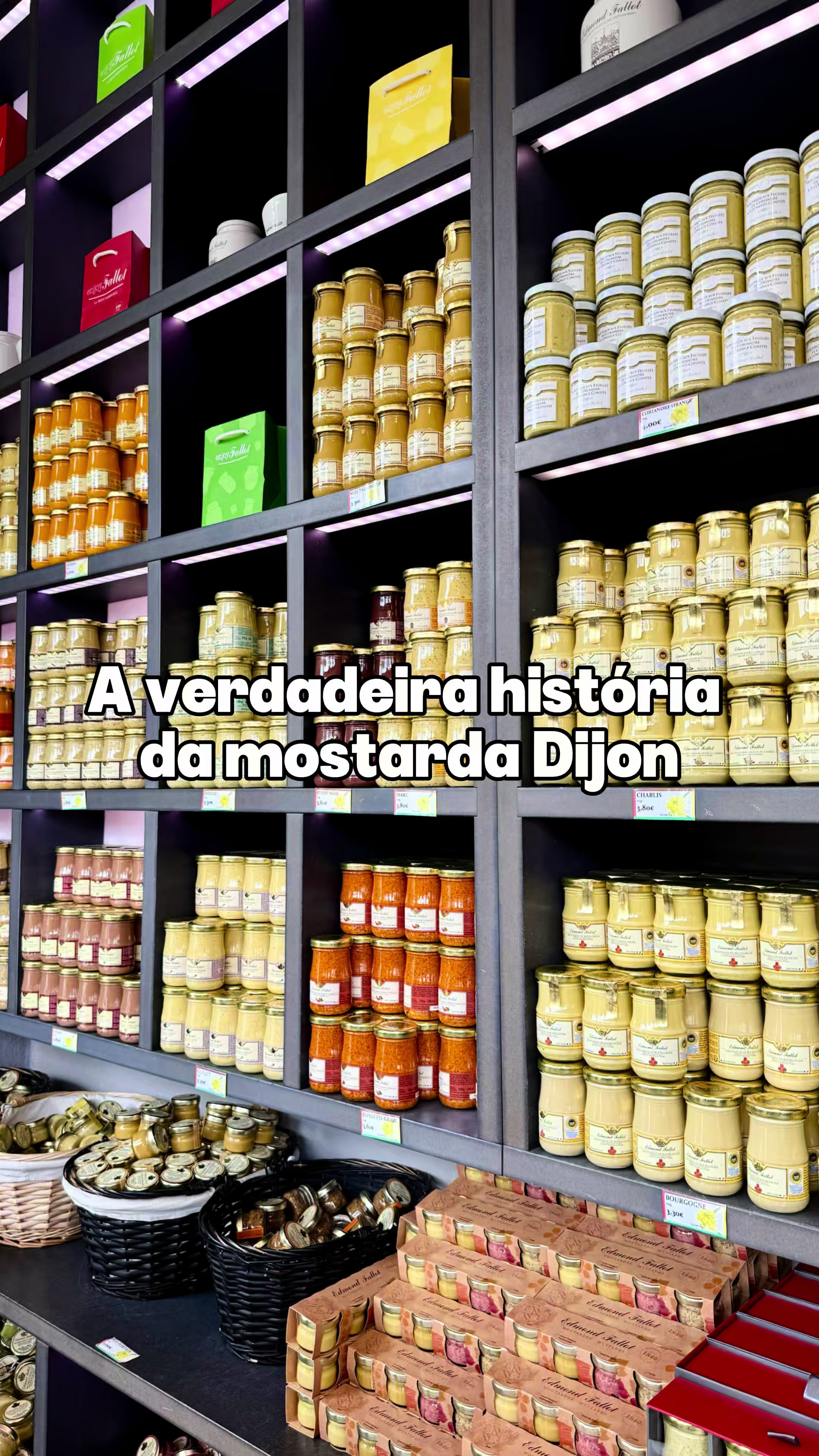 Beaune old town & mustard shops