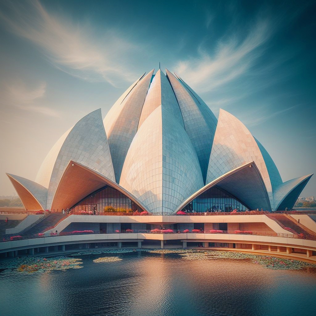 מקדש לוטוס (Lotus Temple)