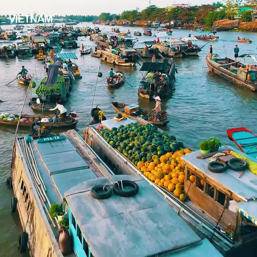 Cai Rang Floating Market