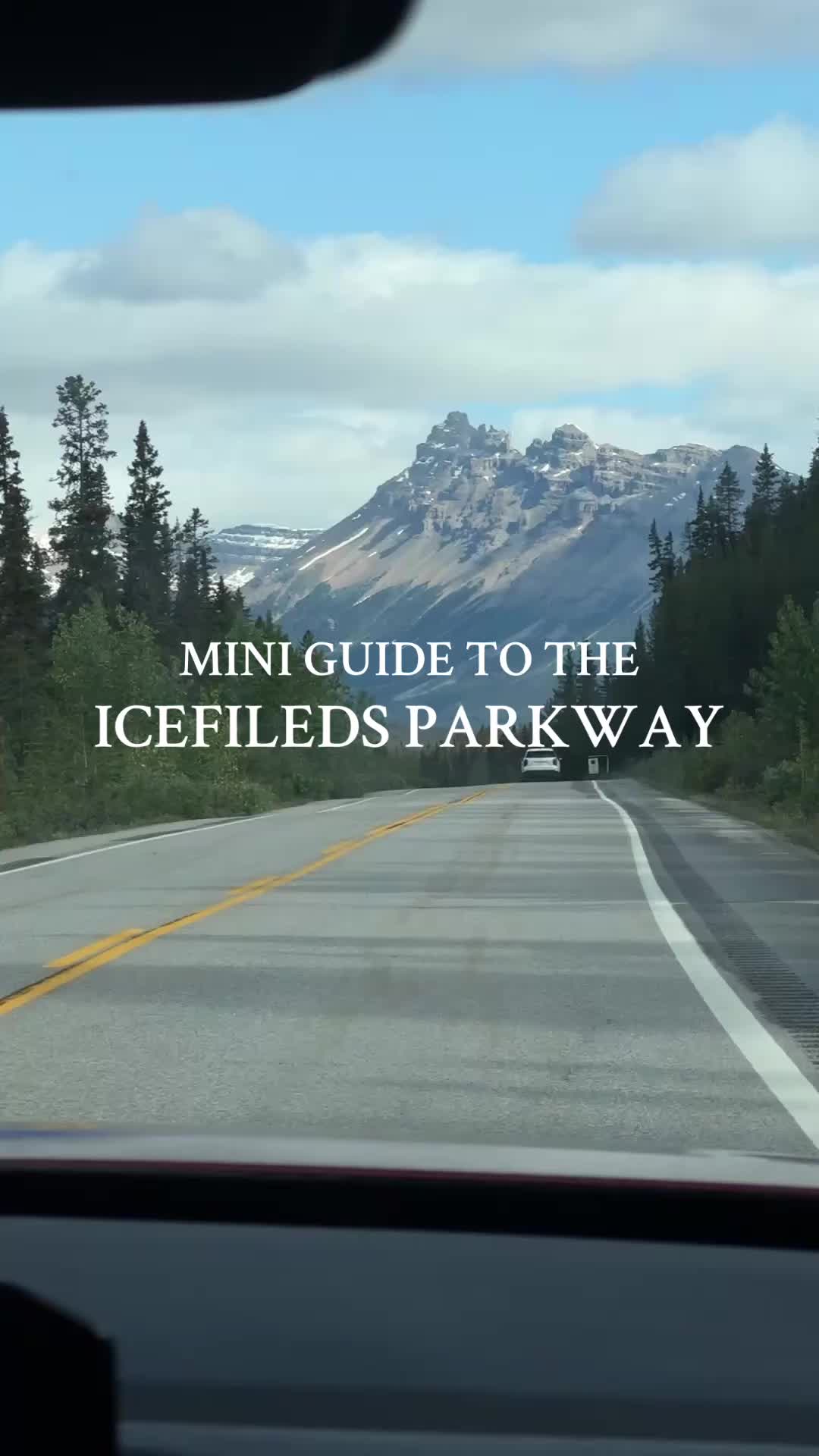 Columbia Icefield - Icefields Parkway Viewpoint