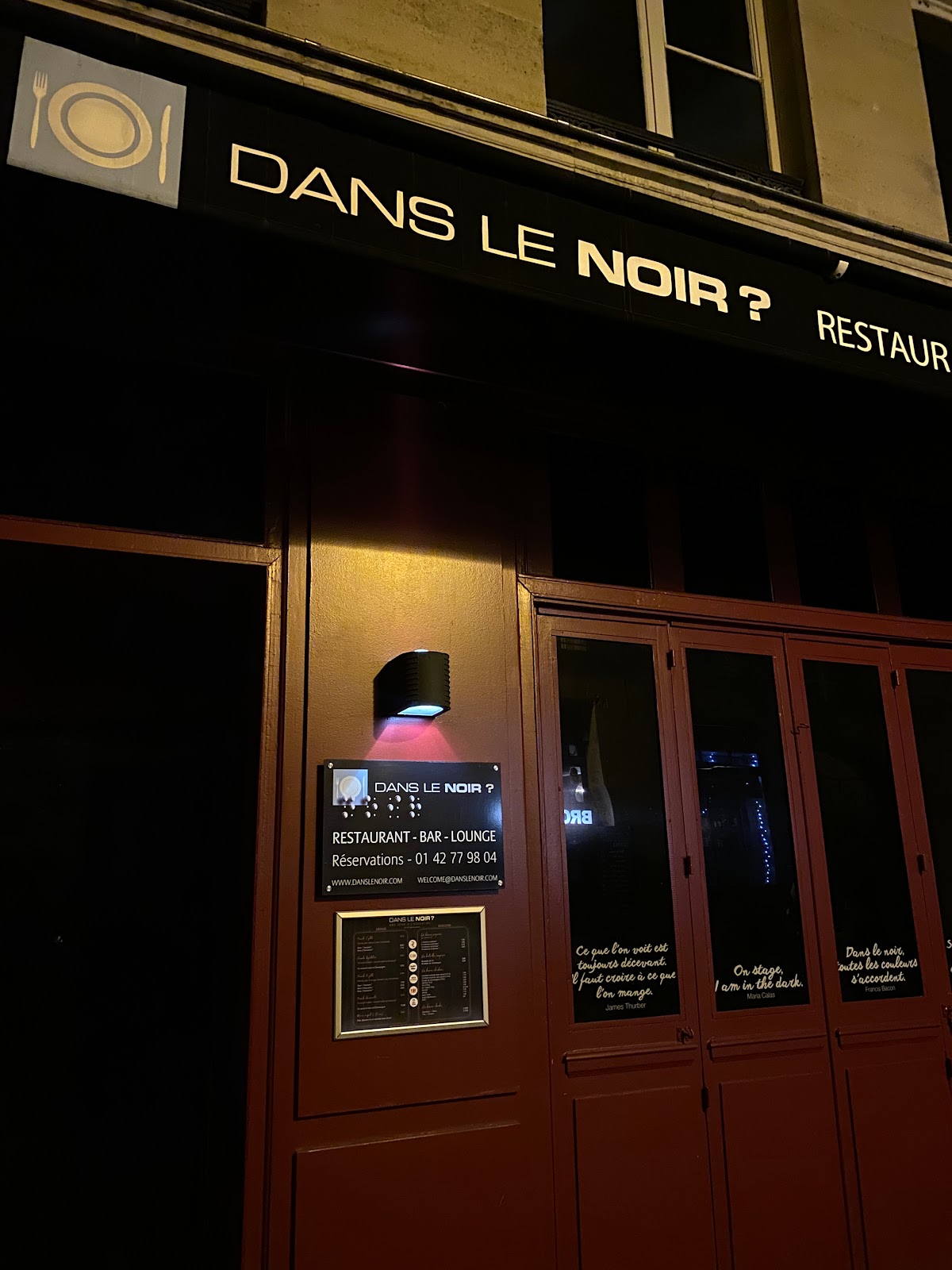 Picture for Dans Le Noir?