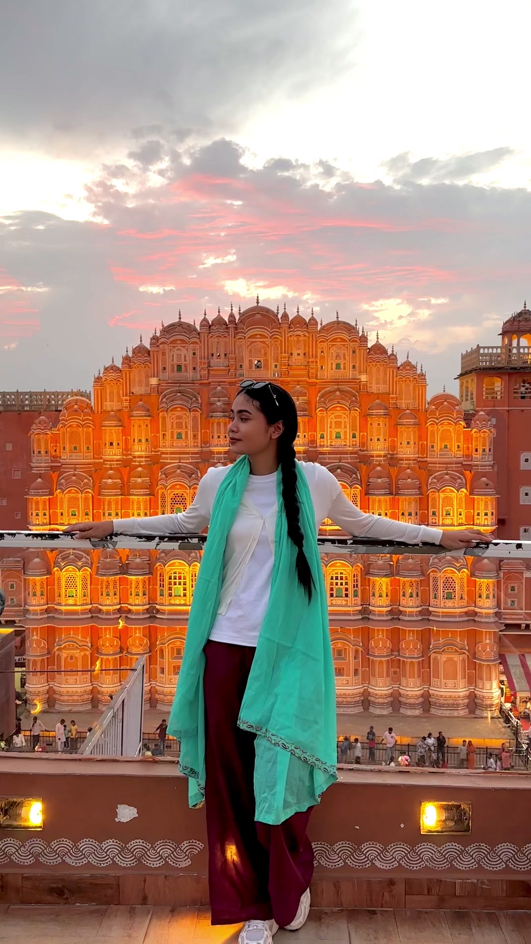 ג'איפור – ארמון הרוחות (Hawa Mahal)