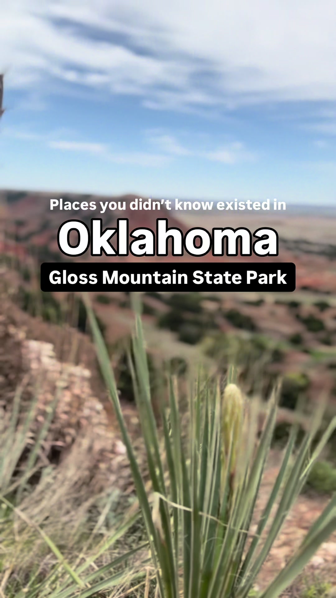 Gloss Mountain State Park