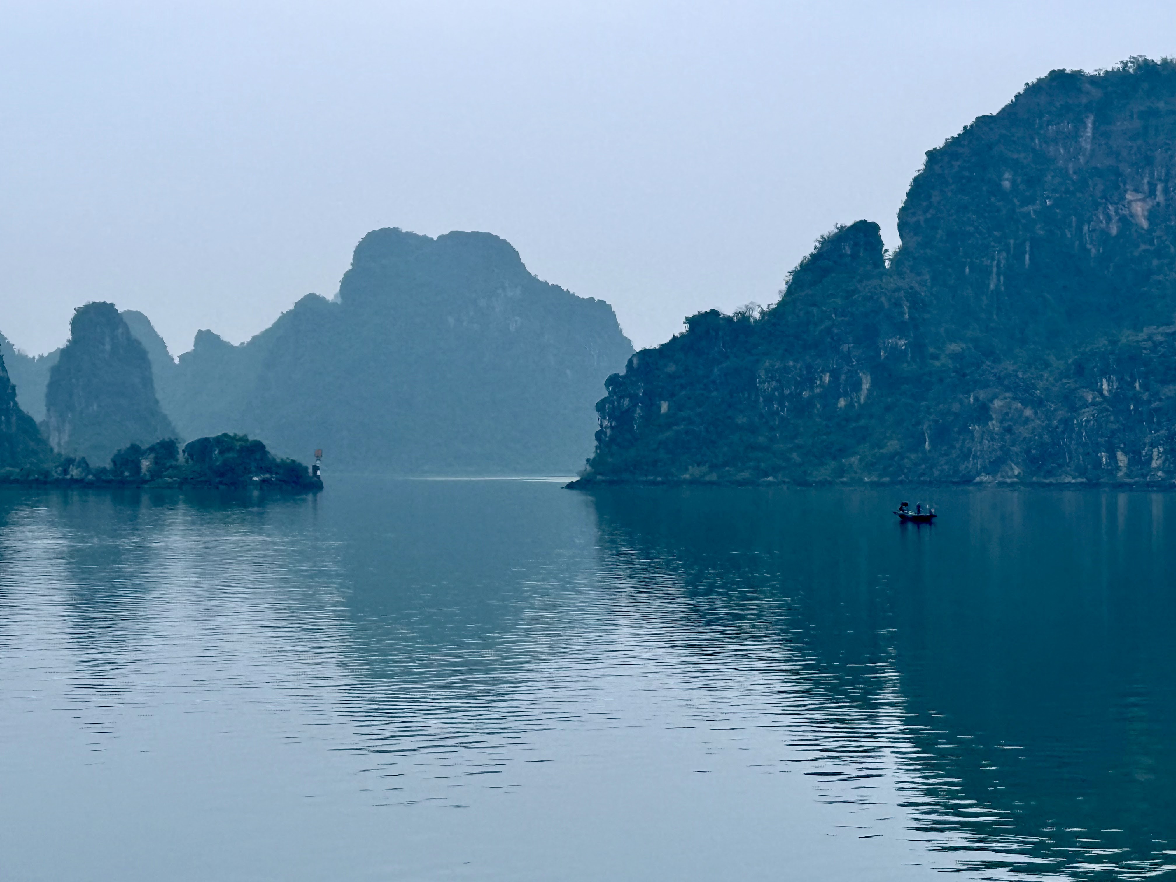 Kayaking in Ha Long Bay