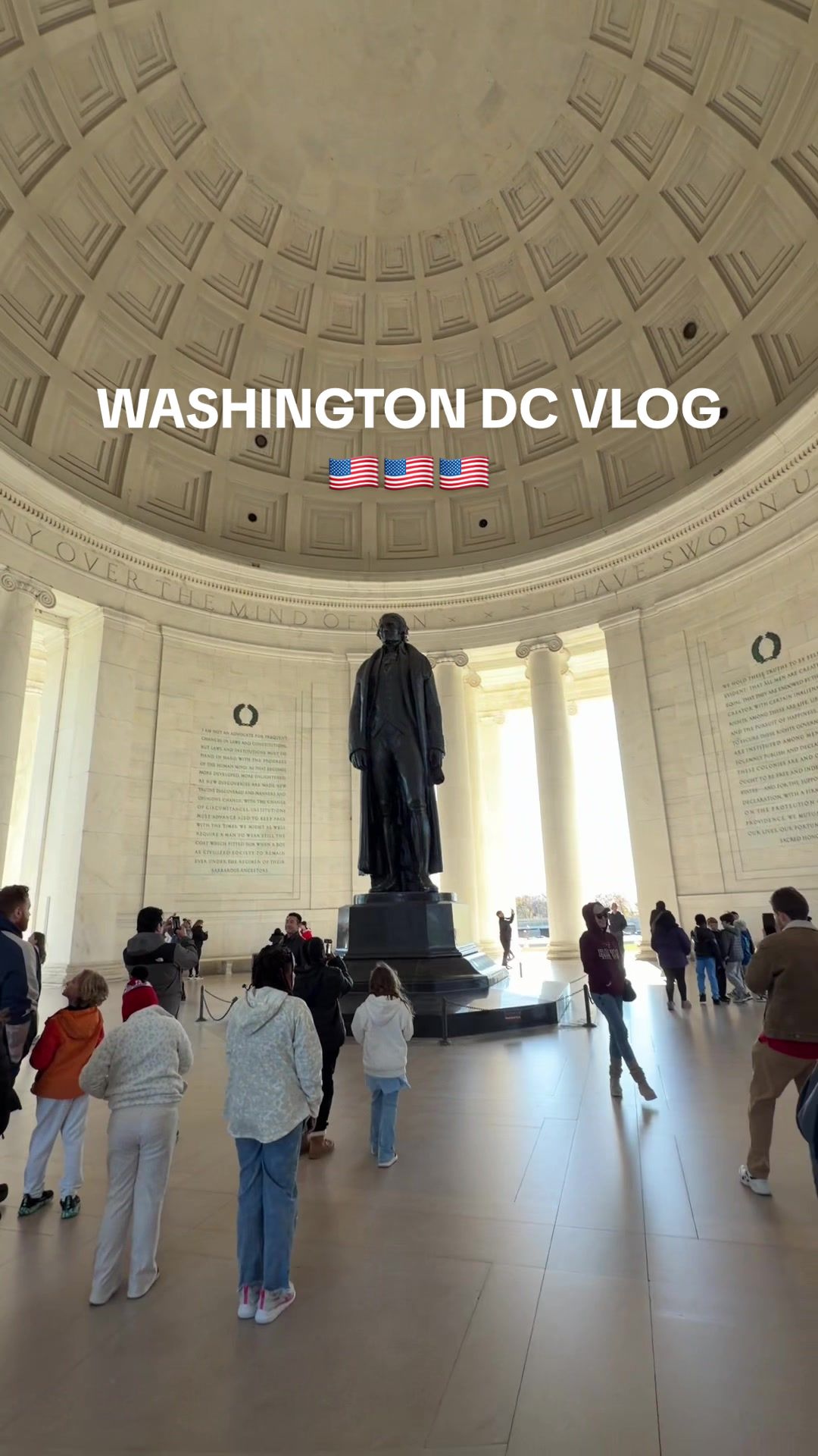 האנדרטה לזכר ויטמן/ג'פרסון (Jefferson Memorial)