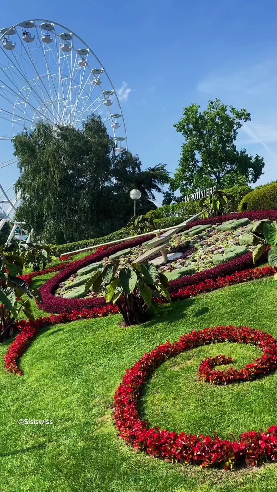 השעון הפרחוני Jardin Anglais