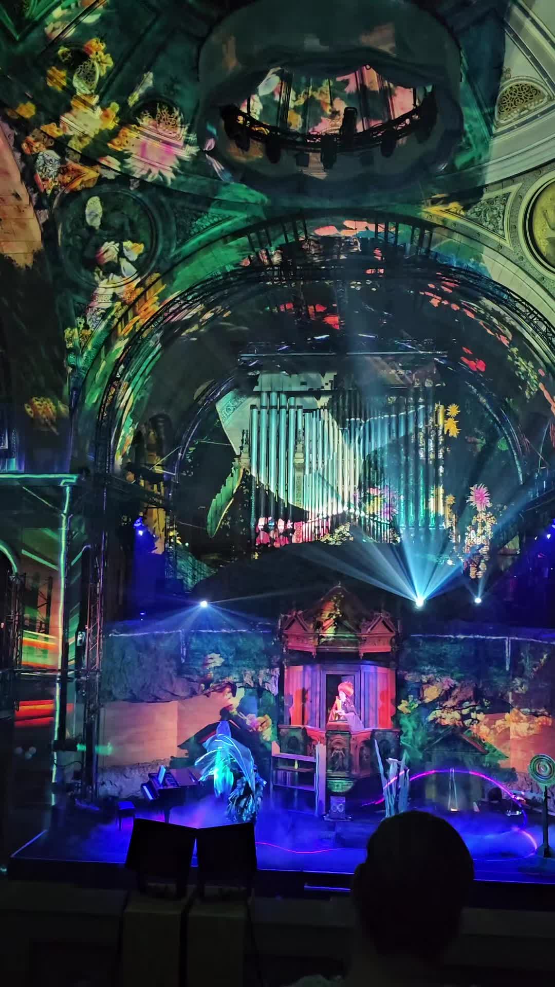 Infinity immersive light show at St.-Jakobs-Kirche