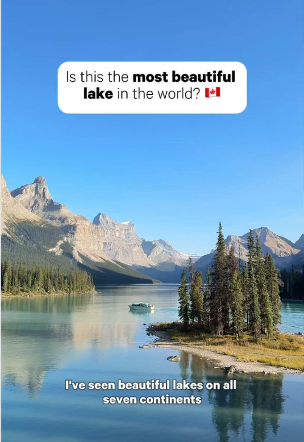 Jasper National Park - Maligne Lake Viewpoint