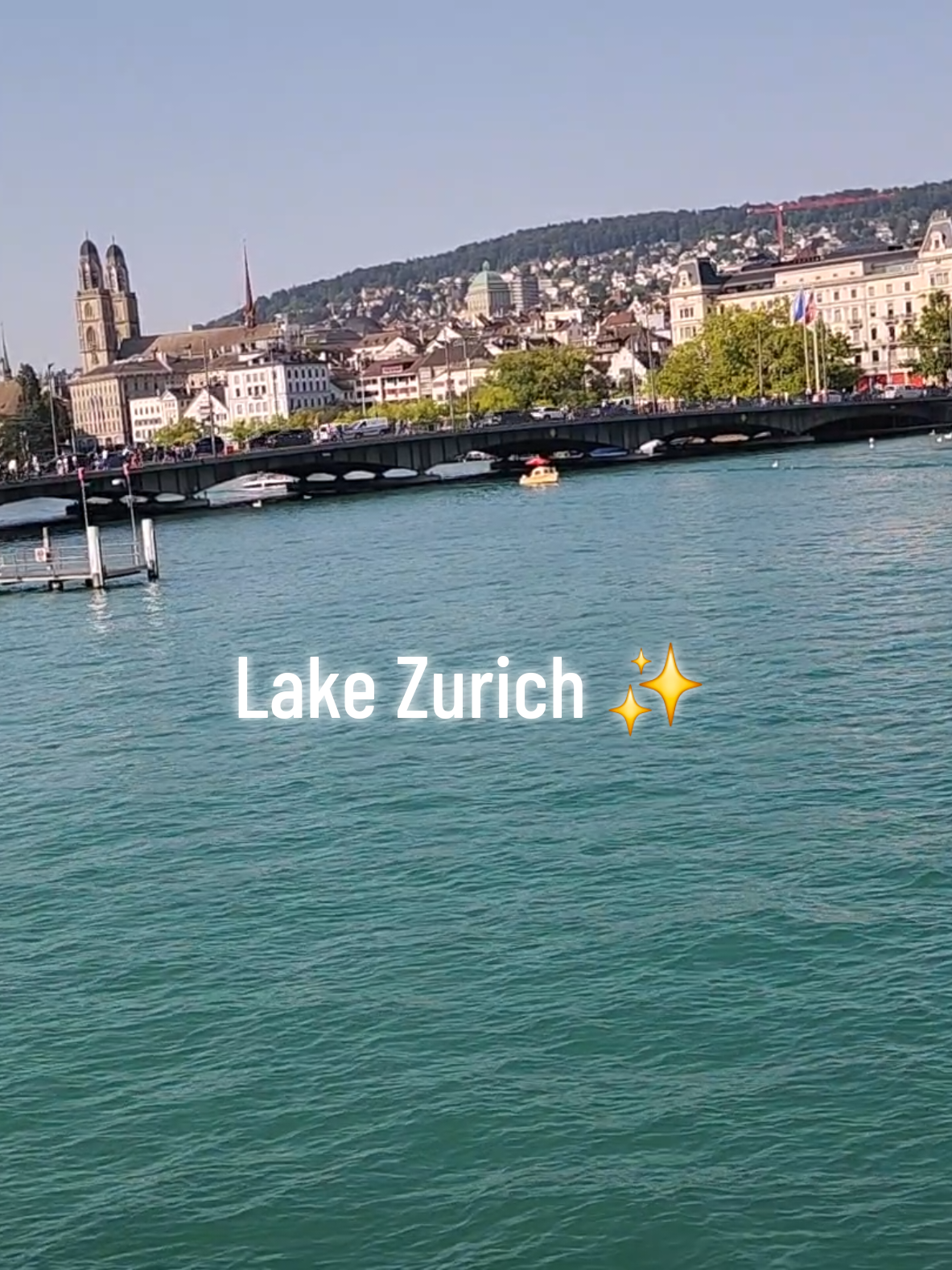 Lake Zurich (Bürkliplatz Pier area)