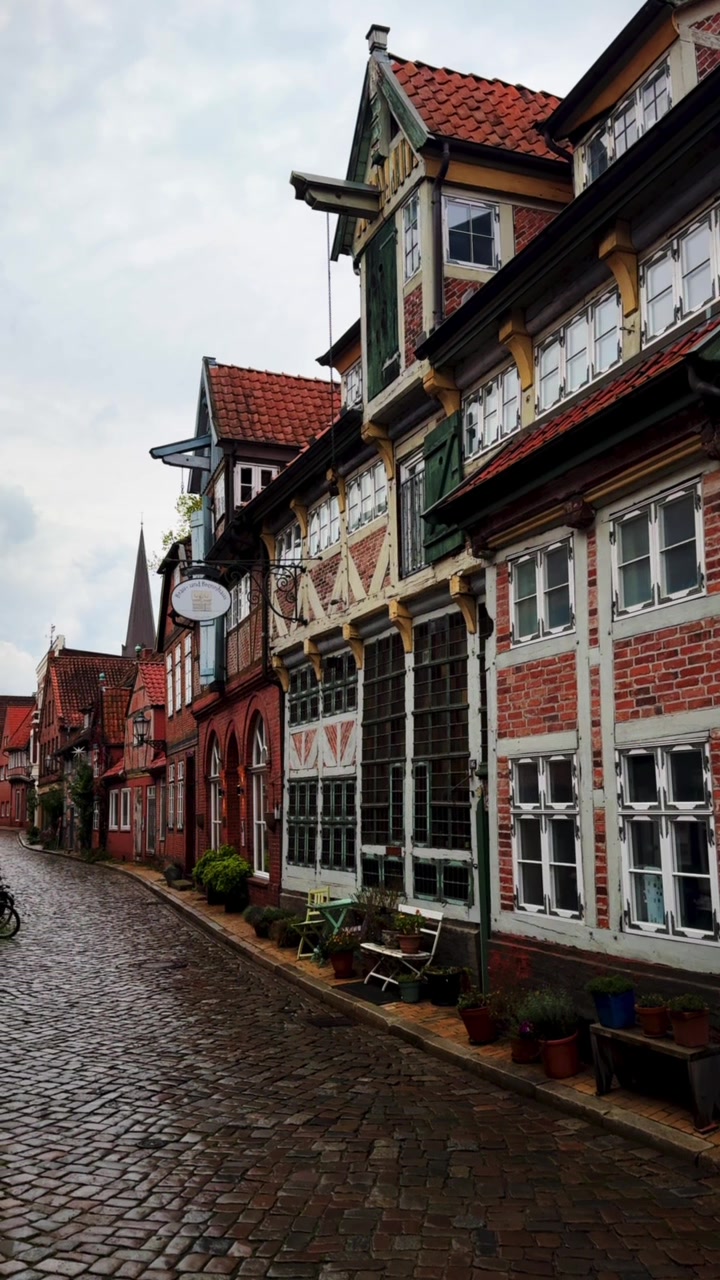 Lauenburg/Elbe - Old Town and Elbe Riverfront