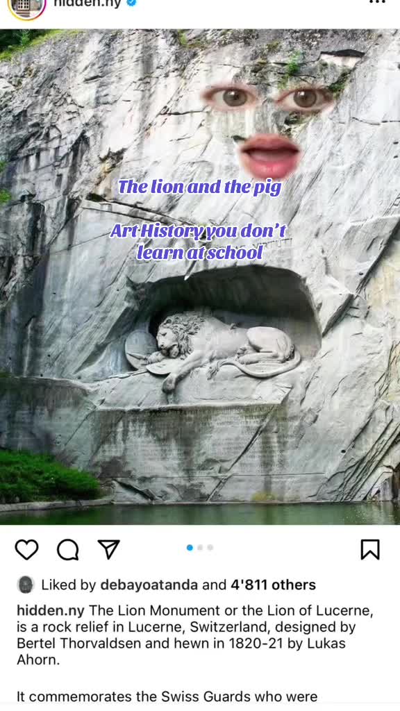 Лев Лёвенплац (Lion Monument), Люцерн
