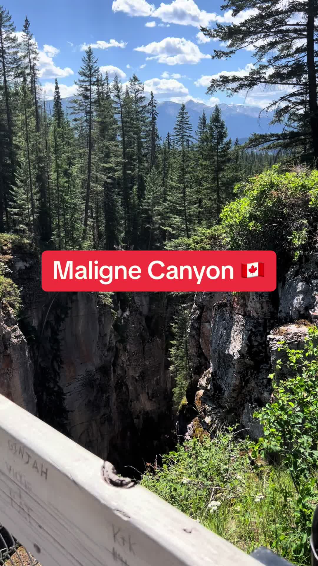 Maligne Canyon
