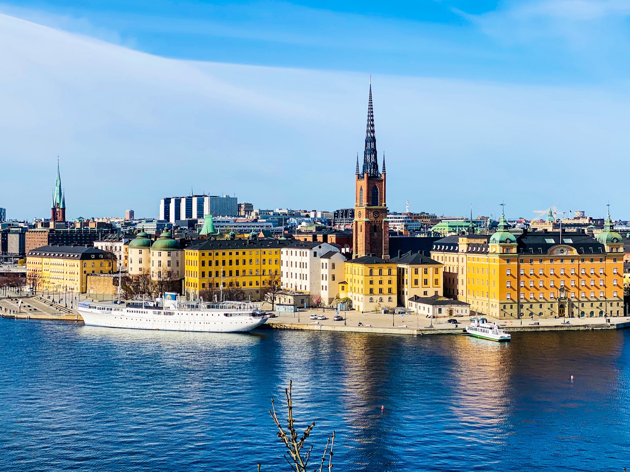 Район Södermalm — смотровая площадка Monteliusvägen