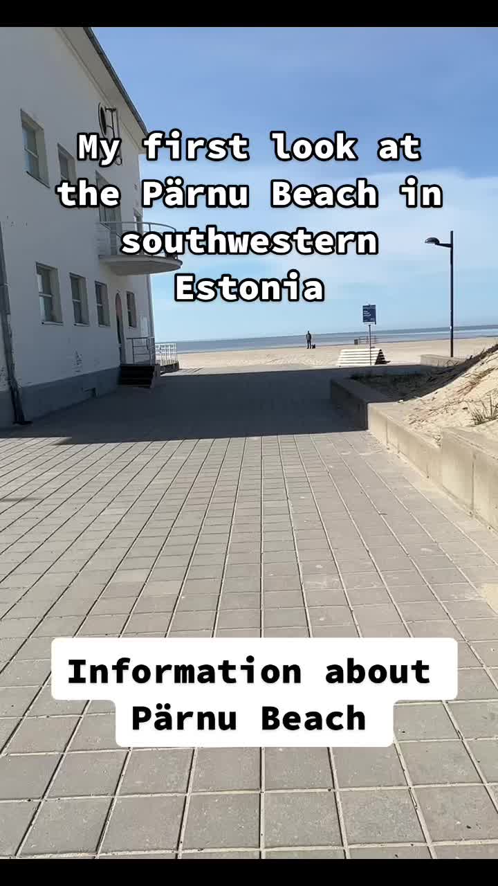 פַּרְנוּ – חוף הים (Pärnu Beach)
