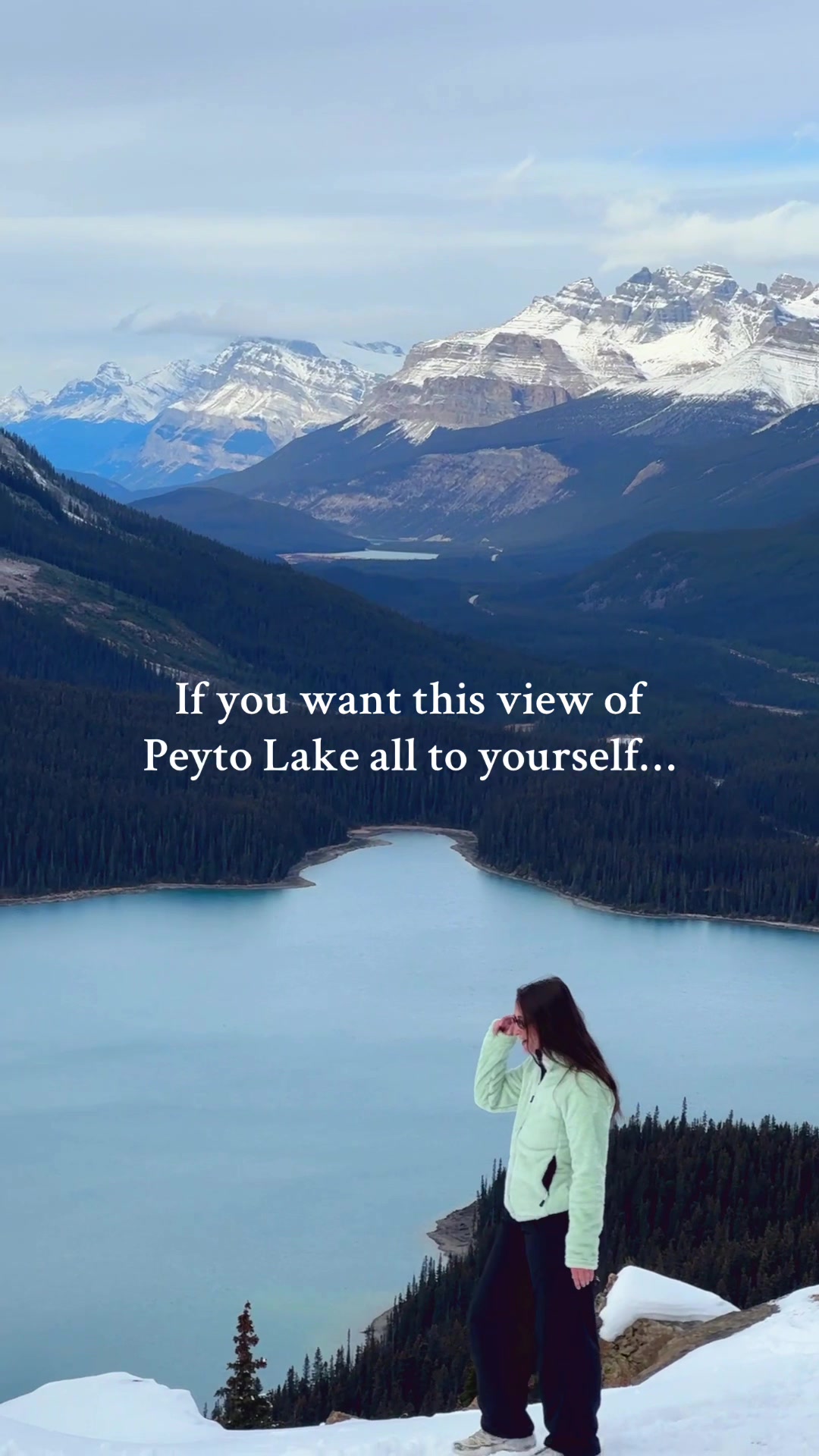 Peyto Lake Lookout