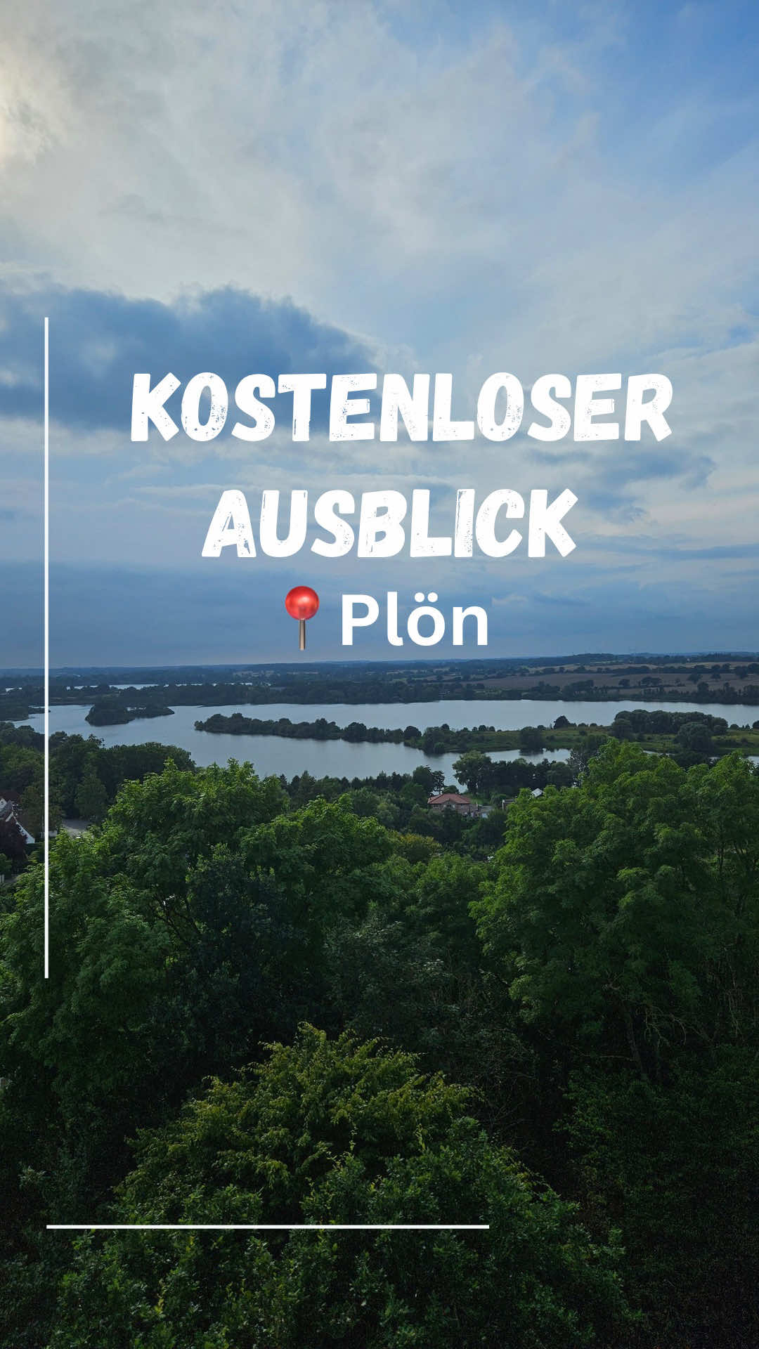 Plön and the Great Plön Lake (Großer Plöner See)