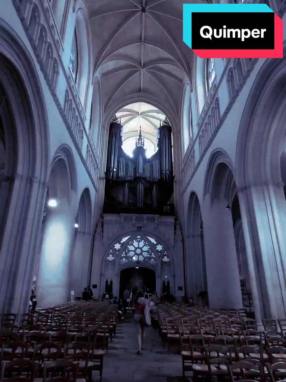 Quimper — Old Town and Cathedral (Cathédrale Saint-Corentin)