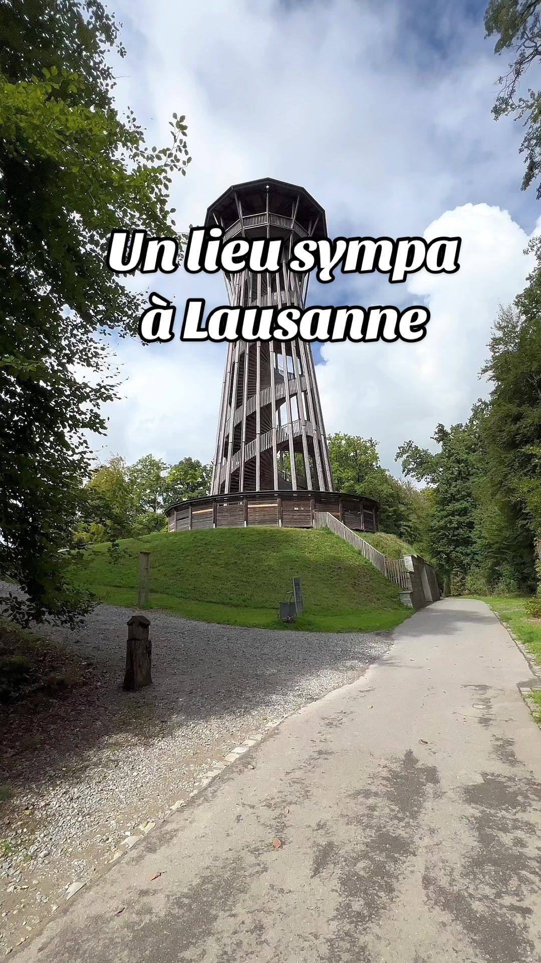 Sauvabelin Tower (Tour de Sauvabelin) and forest