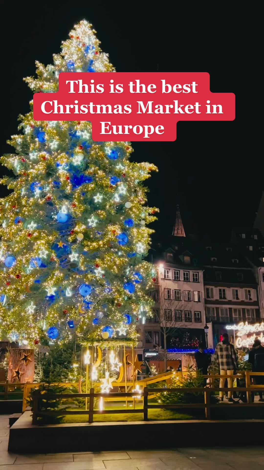 שוק חג המולד שטרסבורג (Strasbourg Christmas Market)