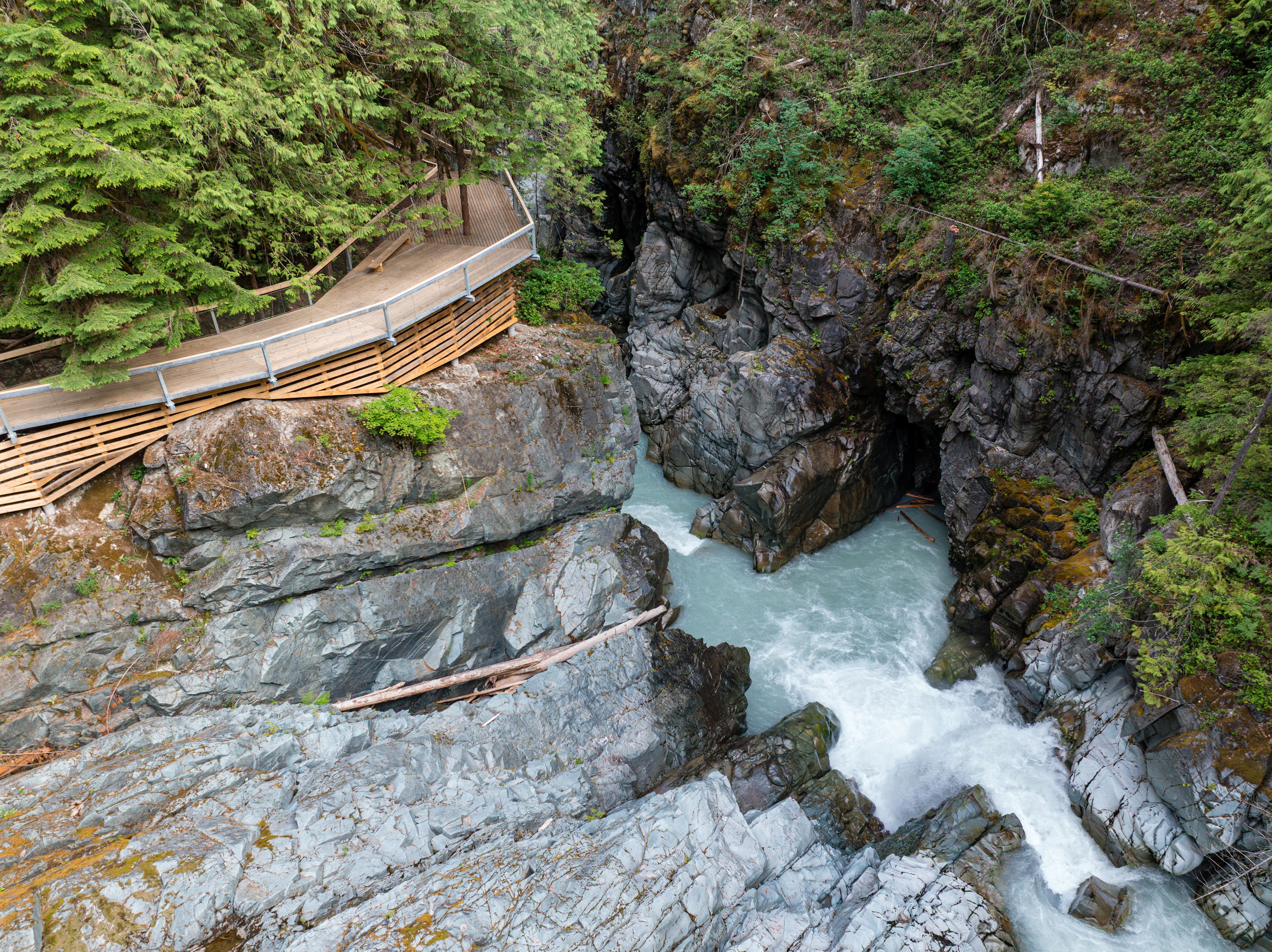 Squamish Canyon at Mamquam Falls