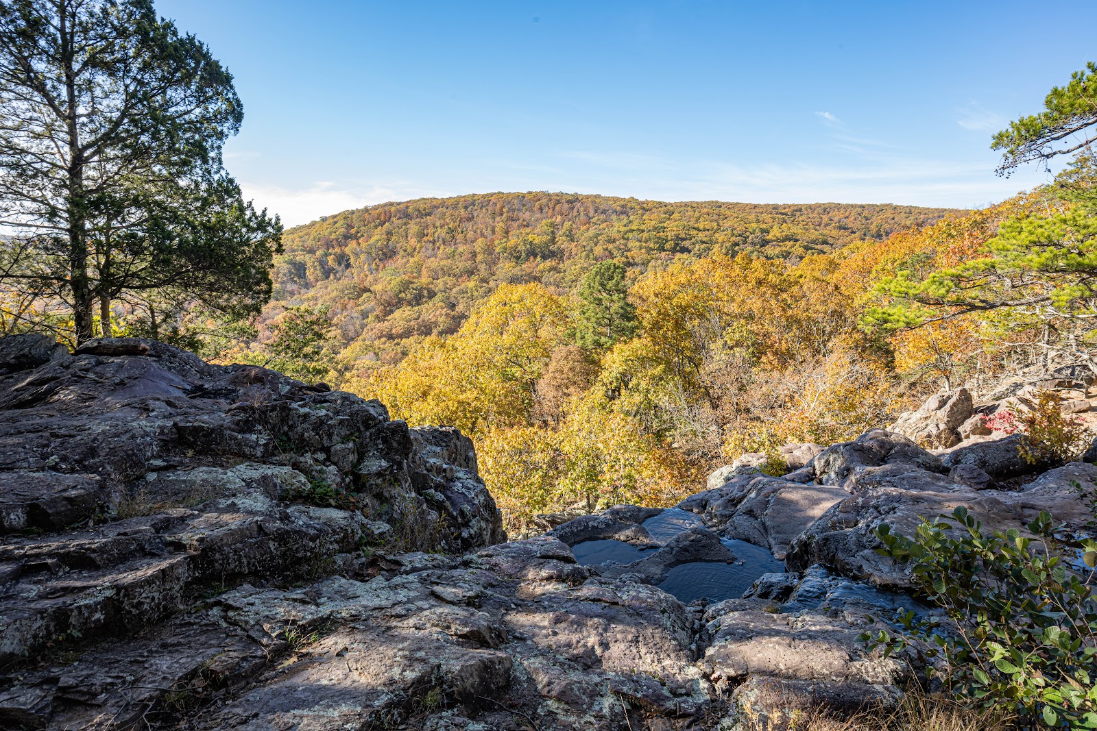 Potosi, MO (Taum Sauk Mountain State Park and Mina Sauk Falls)