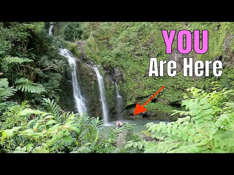 Upper Waikani Falls