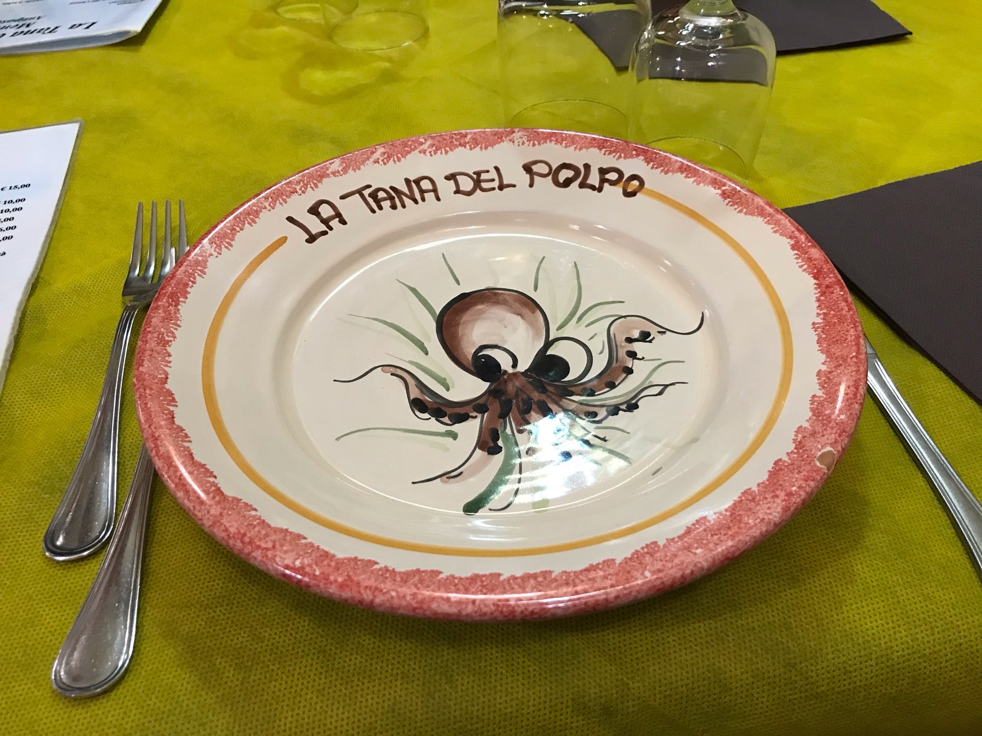 תמונה עבור La Tana del Polpo